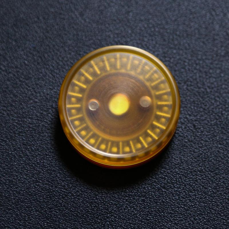 Тактильная монета Машина Слайдер Круглый Pei Push Fidget Slider Fidget Toy Декомпрессия EDC для взрослых