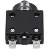 Disjoncteur thermique réarmable à bouton-poussoir 125-250V AC / 50V DC – 18 A, noir
