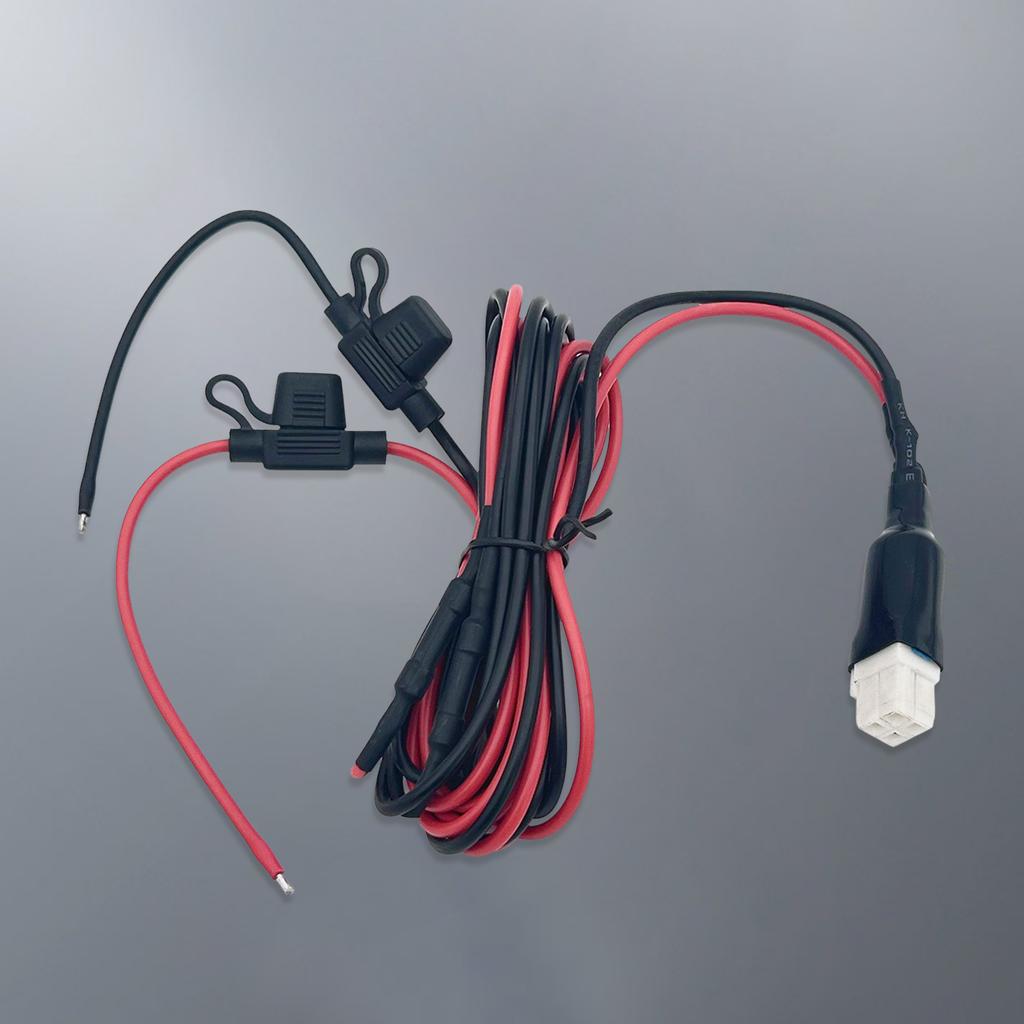 4-контактный кабель питания постоянного тока 12AWG с кабелем питания постоянного тока 30А для радиостанций Yaesu FT-450D FT-891 FT-991 FTDX-1200