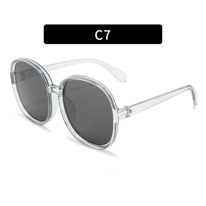Преувеличенные большие круглые солнцезащитные очки Женские Дизайнерские Винтажные Солнцезащитные очки Дамские Корейский стиль Шейды Очки