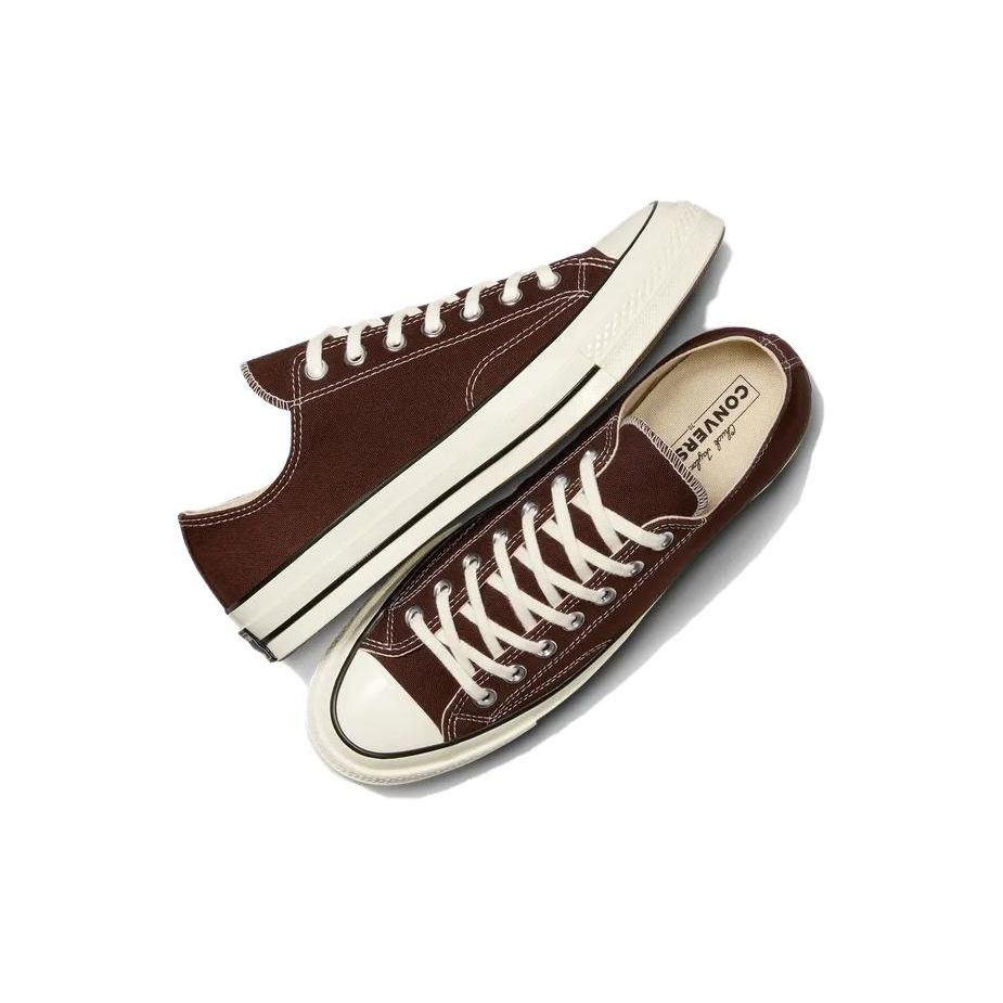 Converse Кроссовки унисекс Chuck 70 Low Dark Root Brown Egret Black A08189C