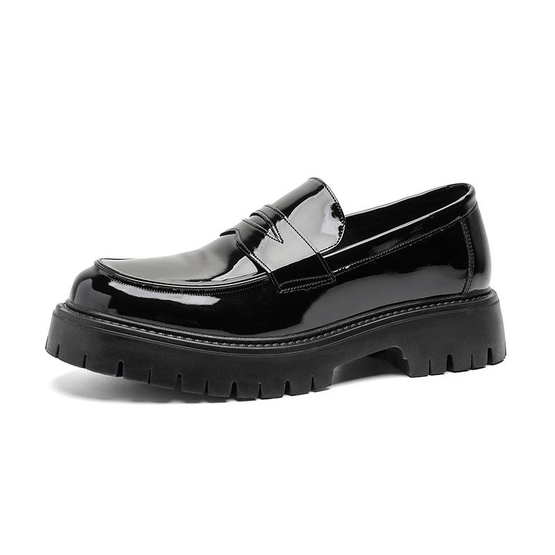 Men Slip On Thick Sole Loafers Dress Shoes Fashion Style Smart Casual Walking Office Commuting and Travel Daily Footwear Sizes 38-46
