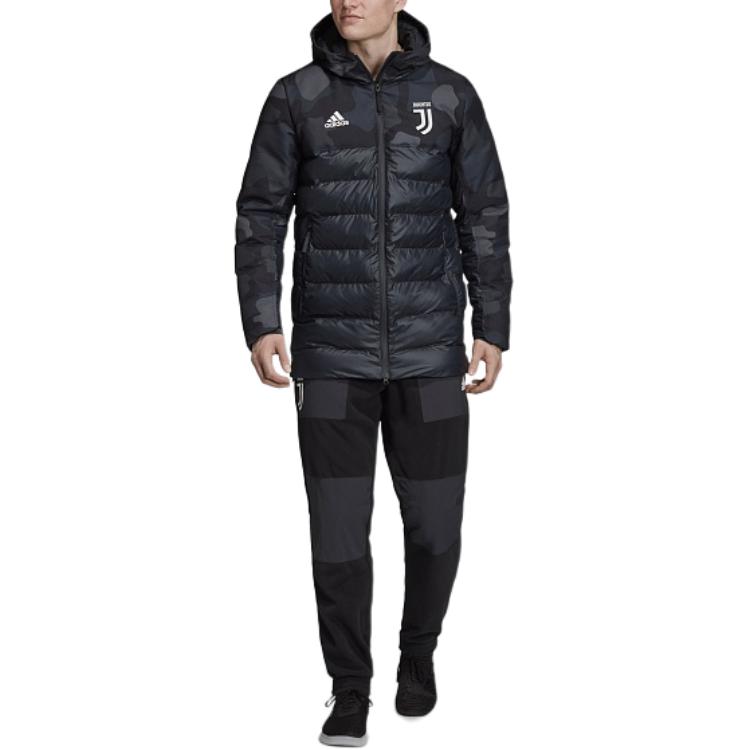 adidas Мужская пуховая куртка синяя DX9202