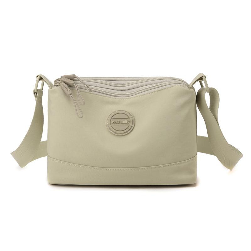 Simple Nylon Cloth Bag Summer New Casual Messenger Bag Mother Bag Shopping Bag Multi-layer Large-capacity Shoulder Women's Bag