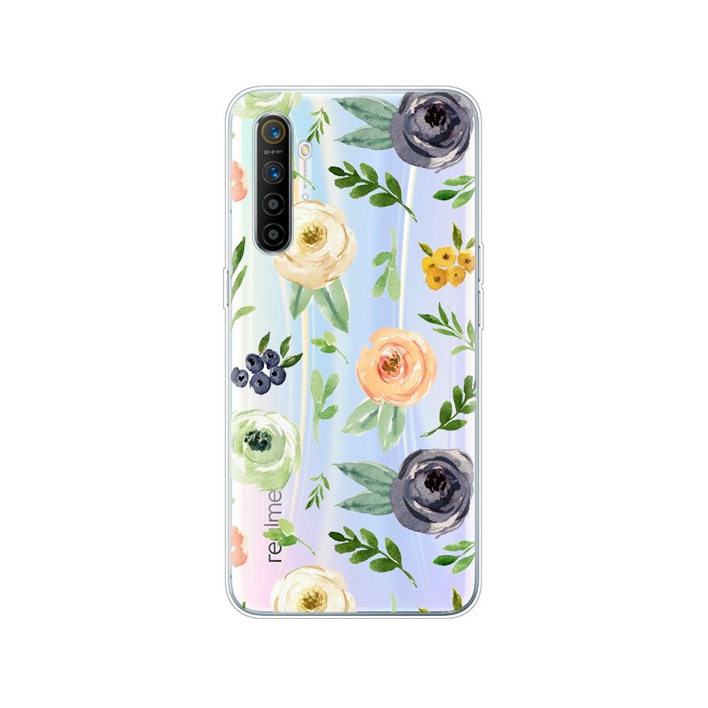 Для Realme XT Чехол RMX1921 Мягкий TPU Телефон Задняя Крышка Для OPPO RealmeXT Чехол Силиконовый Бампер Сумка Коке 6.4 дюйма