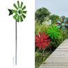 28in Wind Spinner with Metal Garden Stake Pinwheel for Outdoor Garden Decor