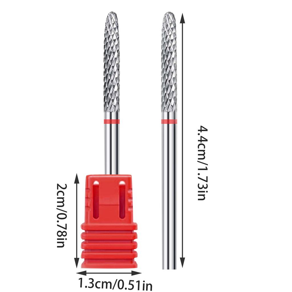 Nail Drill Bits Multifunctional Nail Art Bits Tungsten Steel Nail Drill Bits Milling Cutters Nails Art Tool for Manicure
