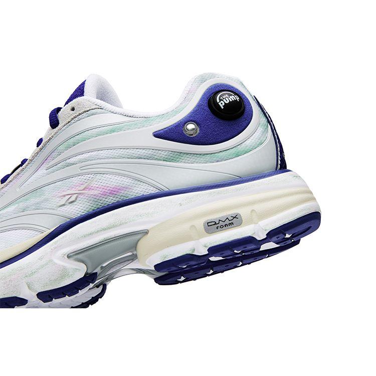 Reebok Rbk Premier Pump Paris Trainer Прочные Дышащие Низкие Кроссовки Унисекс Белый Синий 100210110