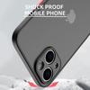Ударопрочный тонкий матовый чехол для iPhone 15 16 13 12 11 14 Pro Max Plus Mini XR XS X силиконовый бампер прозрачный жесткий чехол Capa funda