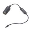 Регулируемые напряжения USB C к 5V9V12V15V24V Кабель адаптера питания для автомобиля с цифровым экраном для домашних, уличных и автомобильных устройств