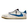 Travis Scott X Jordan Air Jordan 1 Винтажные Баскетбольные Кроссовки Женские Низкие Синие DZ4137-700(Команда1897-)