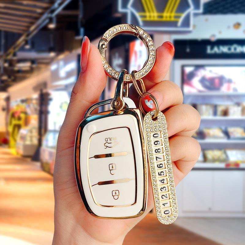 Унисекс чехол для ключей для Hyundai ix35, Elantra, Tucson, Mistra и Sonata