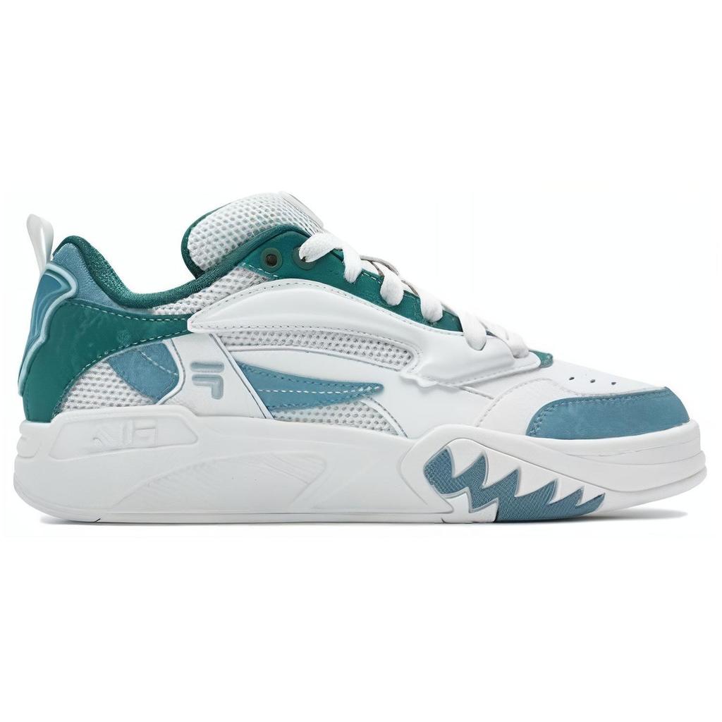 Fila Fusion Desperado Low Удобные Универсальные Ретро Баскетбольные Кроссовки Женские кроссовки Белый Зеленый T12W413211FIA