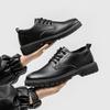 Velvet Round Toe Leather Shoes for Men Black Common 2025 Luxury Sale On Adults Trend Pu Footwear Offer Man Casual Shoe