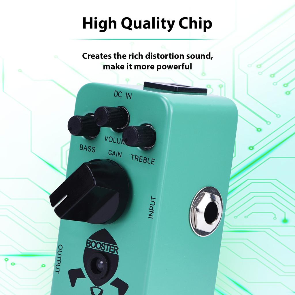 Lity Booster педаль для гитары Mini Booster педаль эффектов Pure Clean Mini Boost для электрогитары