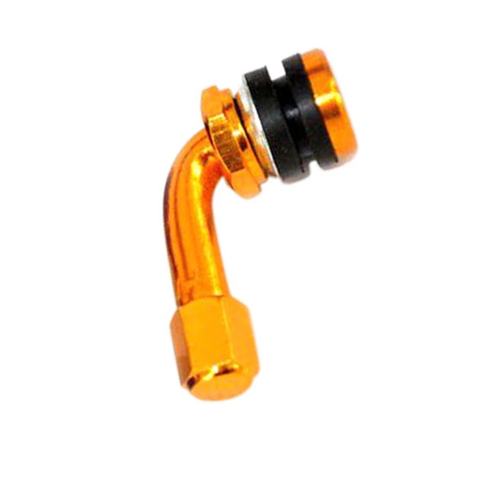 Aluminum Tubeless Valve Stems 90° CNC Rim Valves with Cap for MTB Road Bike Motorcycle Lightweight Durable