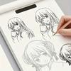 Anime Character Line Art Drawing Book for Beginners - 48 Pages of Simple Hand-Drawn Outlines for Tracing & Practice Painting