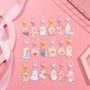 Fashion Jewelry Acrylic Phone Chain Bag Pendant Rabbit Cat Bear Keyring Keychains