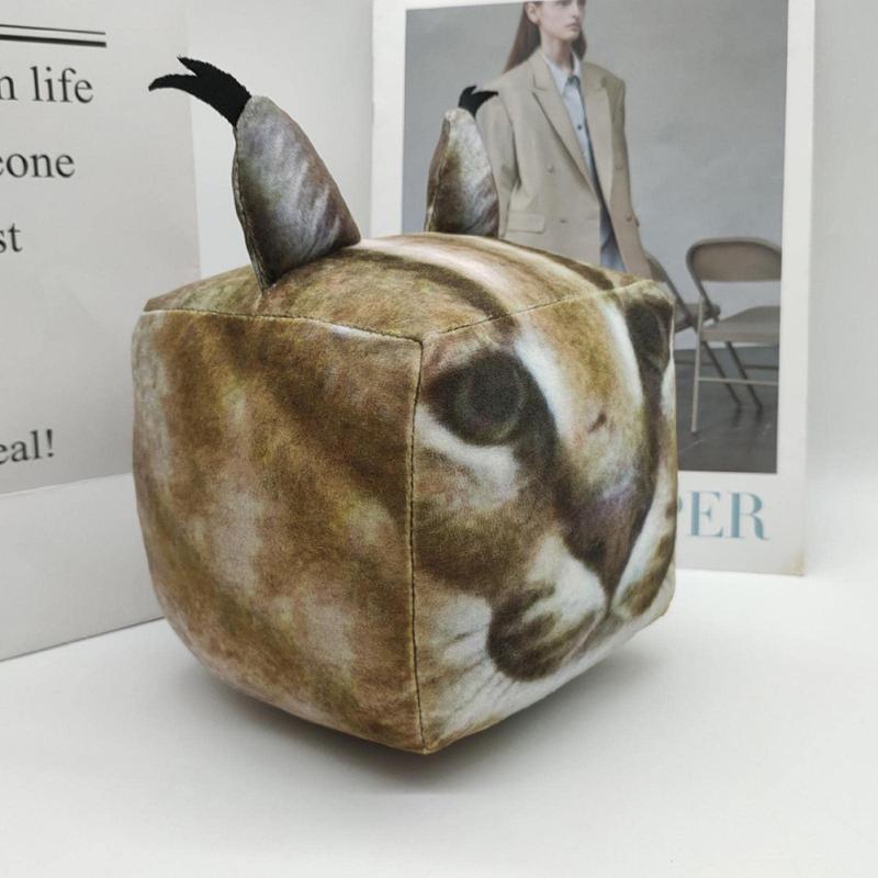 Большая плюшевая флоппа, милая мультяшная подушка с принтом кота, мягкая плюшевая кукла-игрушка для друзей, любителей игр