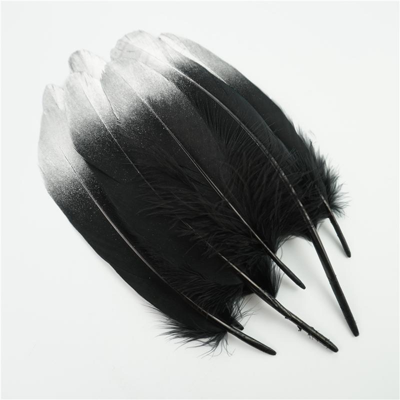10 шт. Золотое гусиное перо 15-20 см Серебряные лебяжьи перья Аксессуары для ловца снов DIY Создание украшений Перо Праздничные украшения