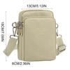 Multi-layer Nylon Shoulder Bag Korean Style Messenger Bags Portable Canvas Crossbody Bag  Outdoor