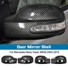 Защитный Чехол Корпус Зеркала Бокового Вида Для Mercedes-Benz Viano W639 2003-2010 Черный Углеродный Волокно Автомобильные Аксессуары для Зеркал Заднего Вида