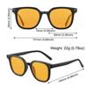 Women's Fashion Sunglasses Retro Sun Glasses Female Ins Popular Black Vintage Square Eyewear