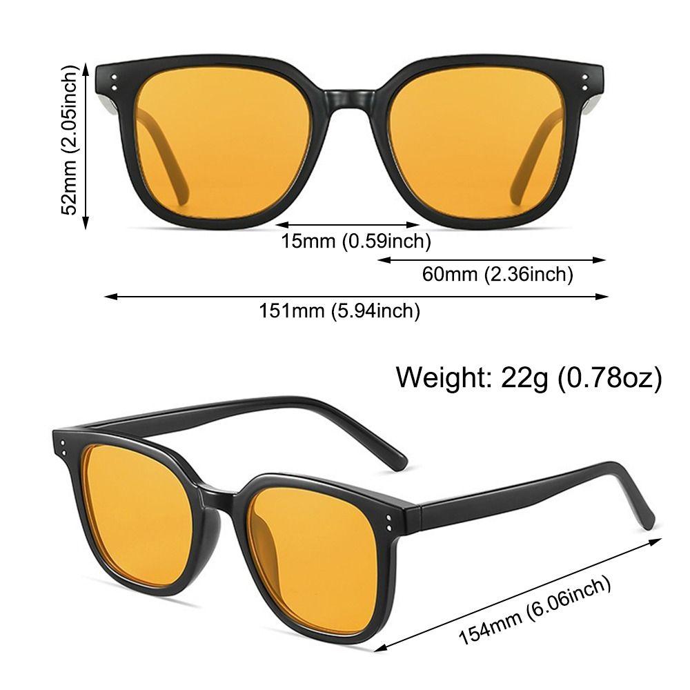 Women's Fashion Sunglasses Retro Sun Glasses Female Ins Popular Black Vintage Square Eyewear