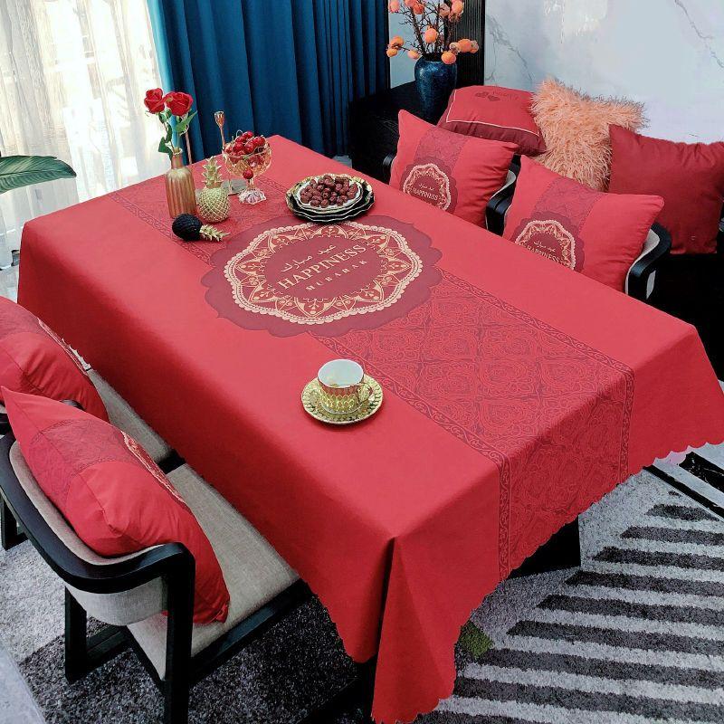 Скатерть в минималистском стиле, художественная водонепроницаемая маслостойкая моющаяся скатерть для стола, бытовой журнальный столик, прямоугольная скатерть