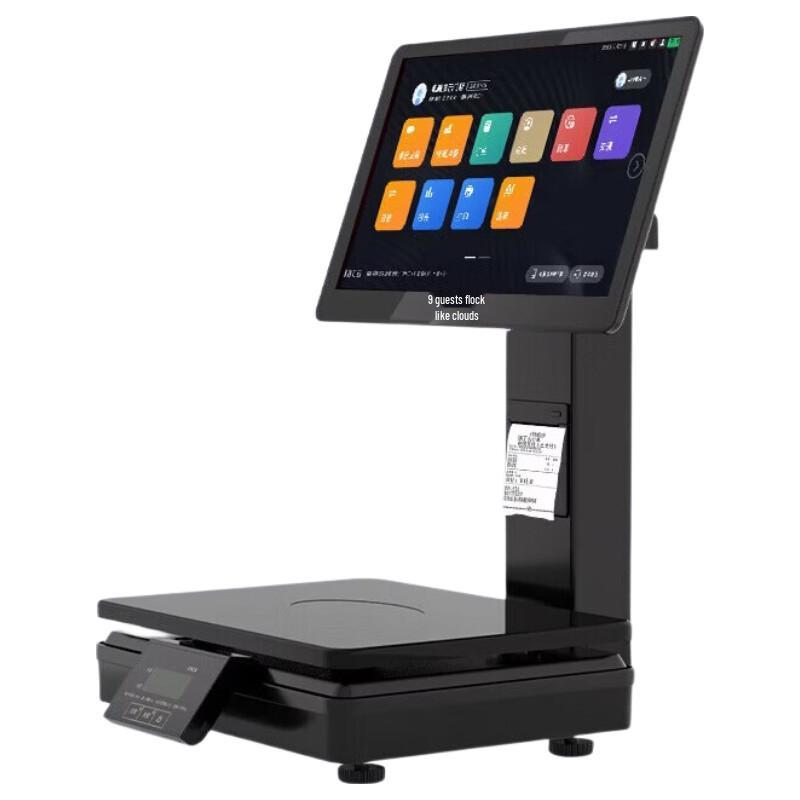 Keruyun 2CW Smart POS System with Integrated Scale CN plug (adapter included)