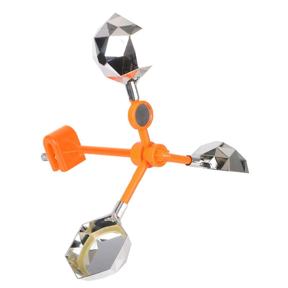 Voice Bird Repellent Solar Reflective Bird Repeller Wind Power Birds Repeller 360° Driving Device for Outdoor Garden Birds Control Scarer