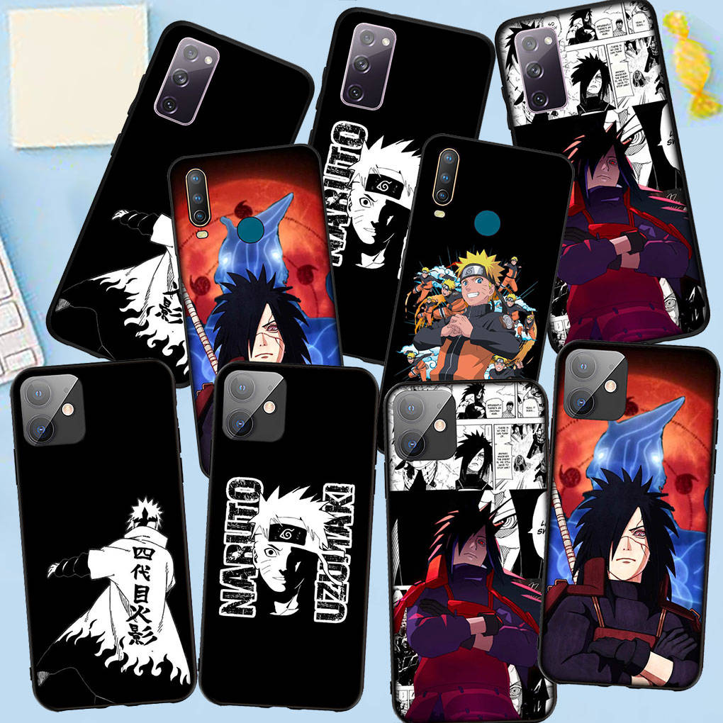 Phone Case for Samsung Galaxy S25 S24 S23 iPhone 16 15 Xiaomi Redmi Note 14 13 12 16E 11 Pro Max XR OPPO Moto Huawei Madara Uchiha Anime Naruto Cover