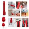 8 In 1 Adjustable Basin Wrench Plumbing Sink Flume Faucet Nut Tap Spanner Tool Bathroom Wrench, Plumbing Installation Tool, Household Use
