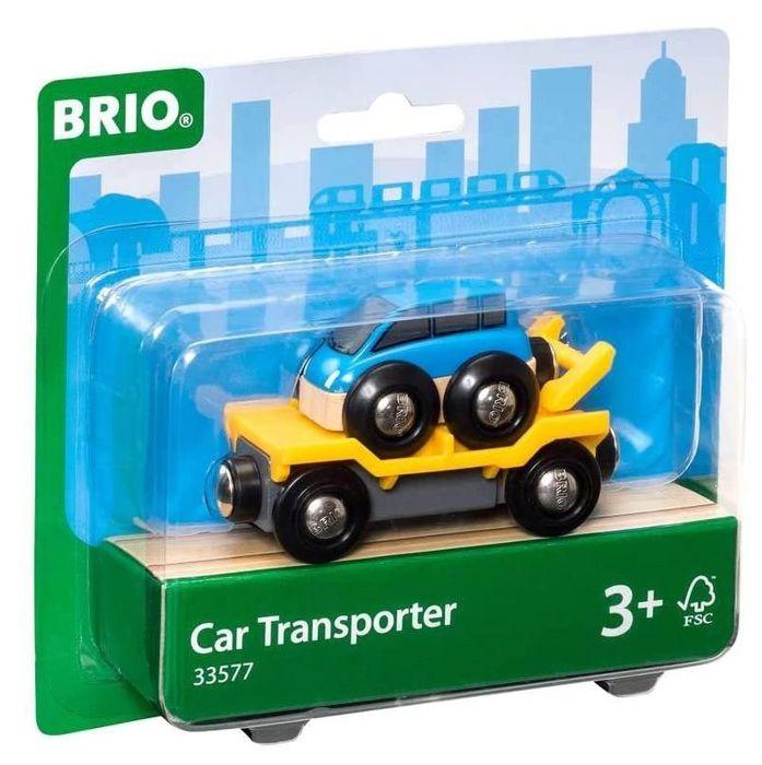 BRIO World Wagon Transport de Voiture avec Rampe - Ravensburger - Mixte dès 3 ans