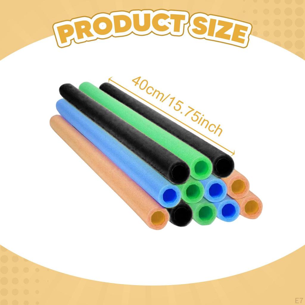 12 Поролоновых чехлов для батутных стоек, Легкая набивка и Садовые аксессуары