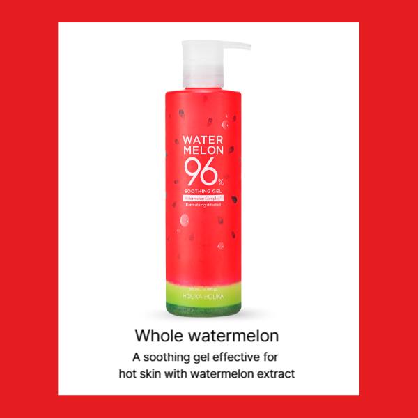 HOLIKA HOLIKA Успокаивающий гель «Арбуз» 96% 390 мл / 13,19 жидких унций. (3 варианта)