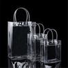 Clear Tote Bags Friendly Purse Shoulder Handbag PVC Transparent Plastic Pouch Portable Travel Csaul