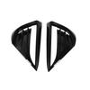 2 шт., автомобильная крышка противотуманной фары, глянцевая черная, передняя противотуманная фара, отделка бровей, замена для Tesla Model Y