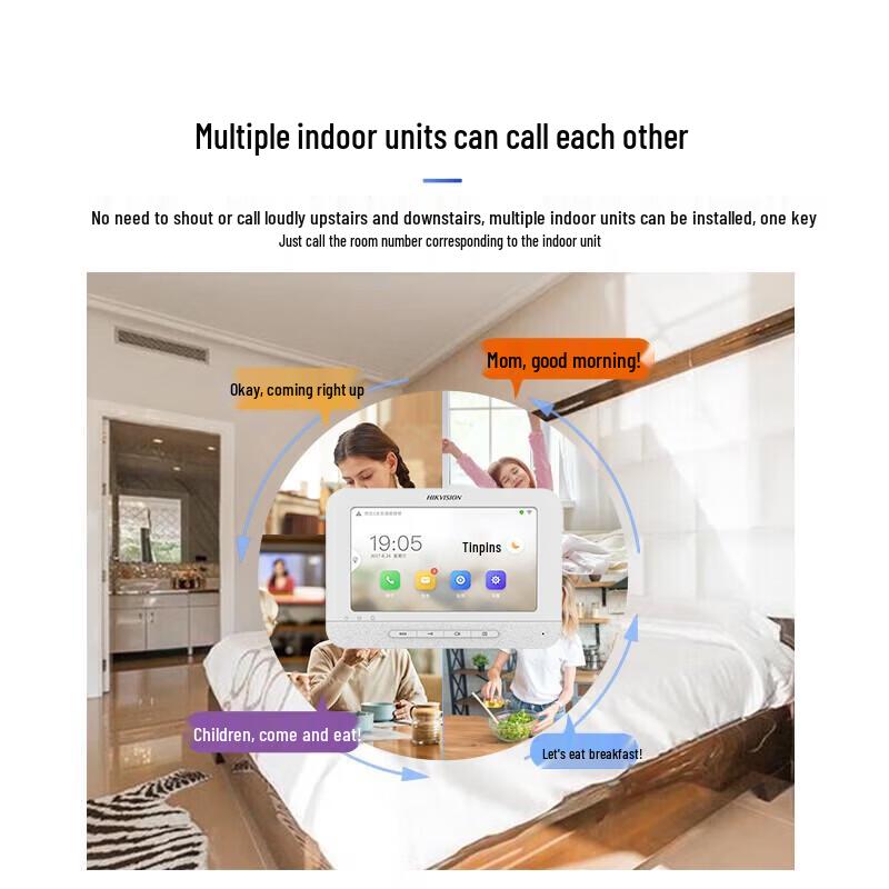 Hikvision 7-inch Smart Video Intercom with Facial Recognition