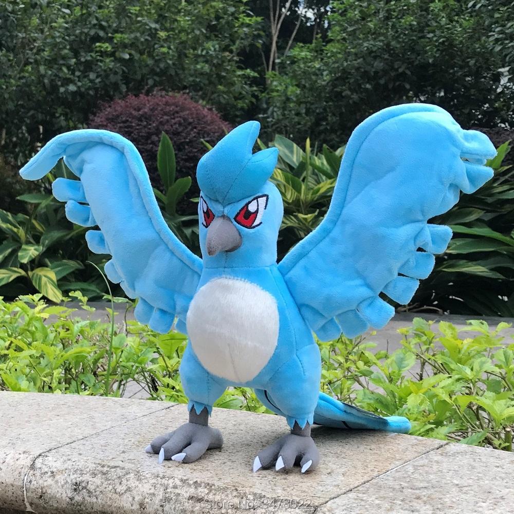 28cm Pokemon Plush Toy Articuno Cartoon Bird Stuffed Animal Soft Doll Xmas Gift