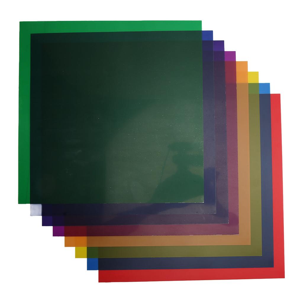 Цветной фильтр, высокопрозрачный универсальный фильтр для коррекции цвета, гелевый фильтр для светодиодного стробоскопа