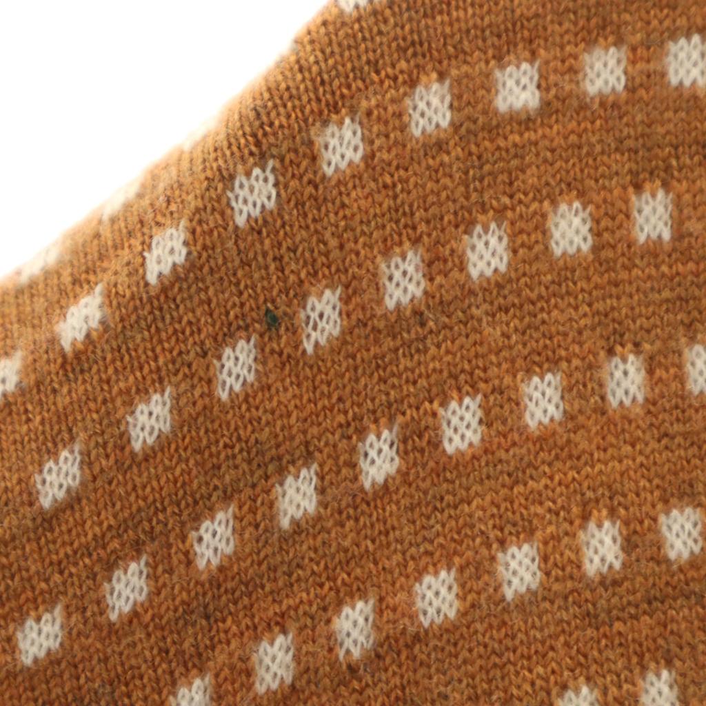 Kenzo 90-е Сделано в Японии Шерсть Старый комбинезон с ручками С длинным рукавом Свитер с V-образным вырезом Мужской Б/у