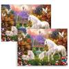 Puzzle Life Unicorns Brilliant Forest, 21x28.5cm, 2 Pieces