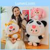 Baby Plush Three Toy Rabbit Animals Stuffed Doll Cartoon Decoration Kids Gift