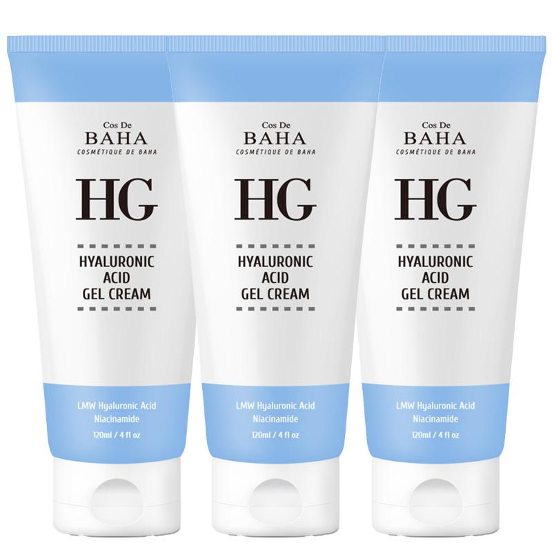 Cos De BAHA (ХГ120) Комплекс 7 типов гиалуроновой кислоты со скваланом и пантенолом, гель-крем, 120 мл (3 варианта)