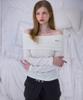 ROSEFRANTZ Wool Off Shoulder Knit [Ivory]