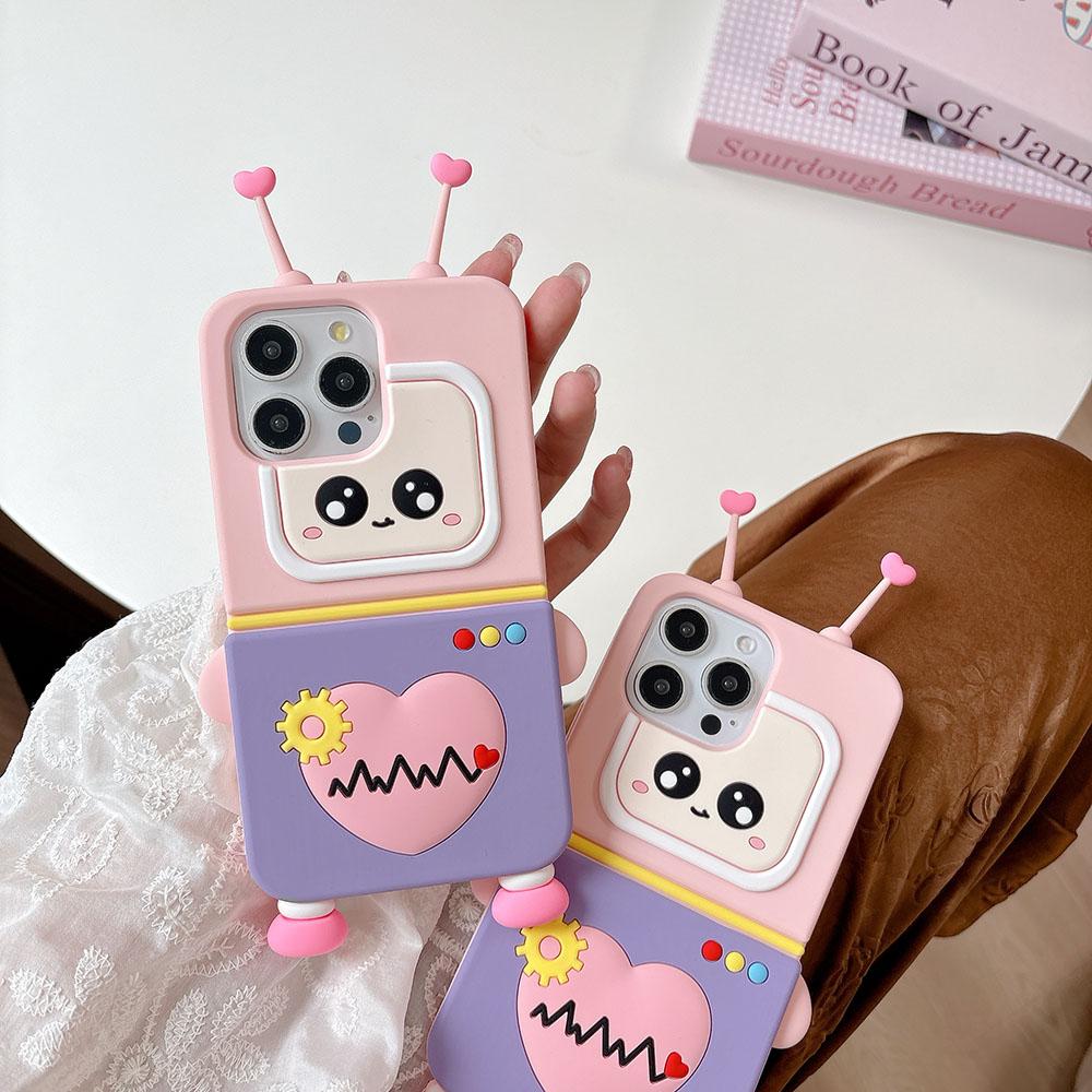 Kawaii 3D мультфильм силиконовый чехол для телефона Xiaomi 13 14 15 Redmi K60 K70 K80 Pro милый анти-падение мягкий силиконовый чехол для Huawei Nova13 Nova12 Honor подарок