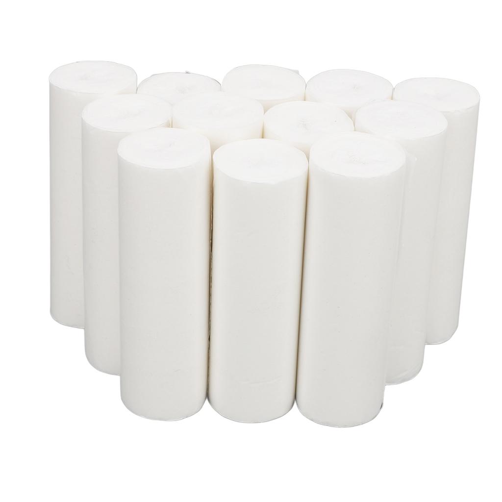 12PCS Gauze Bandage Roll Soft Flexible Cotton Stretchable Breathable Rolled Gauze for Emergency