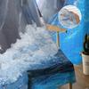 Dolphin Sea Splash Tulle Curtains for Bedroom Hall Living Room Decor Chiffon Curtain for Balcony Kitchen Home Drapes