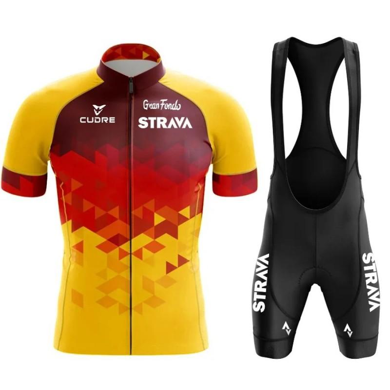 Mens Cycling Jersey Set Short Sleeve Breathable Mountain Road Bike Apparel Riding Gear